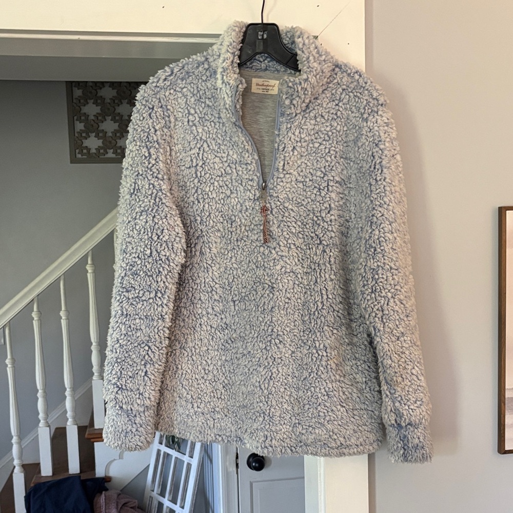 Cozy Gray Sherpa Jacket